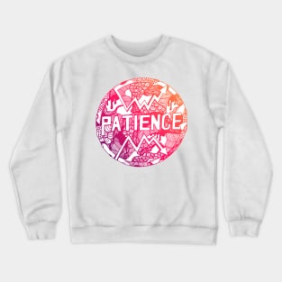 Sunset Sky Circle of Patience Crewneck Sweatshirt